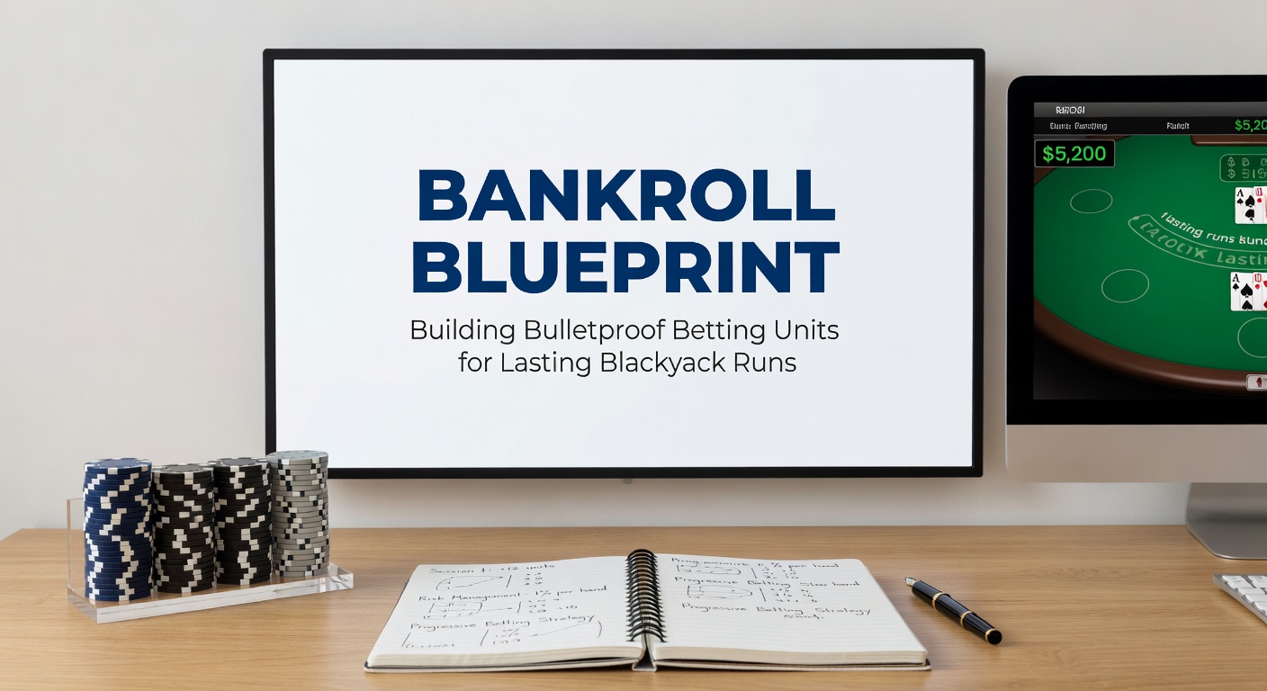 Graph illustrating risk-of-ruin curves for various bankroll sizes in blackjack, highlighting survival probabilities over thousands of hands