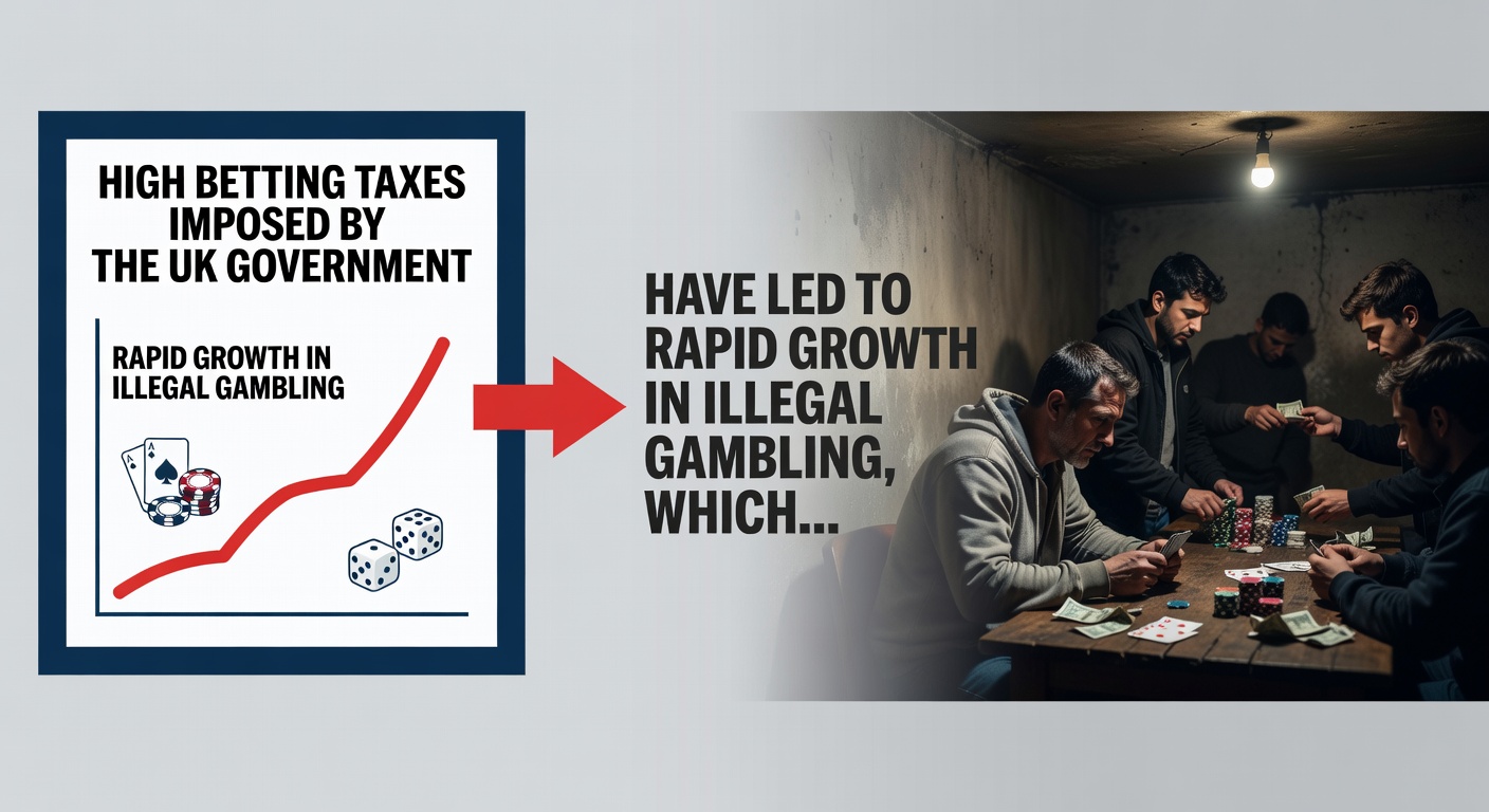 Close-up of bookmaker handling cash bets at a racecourse pitch, with festival crowds and horses in the background