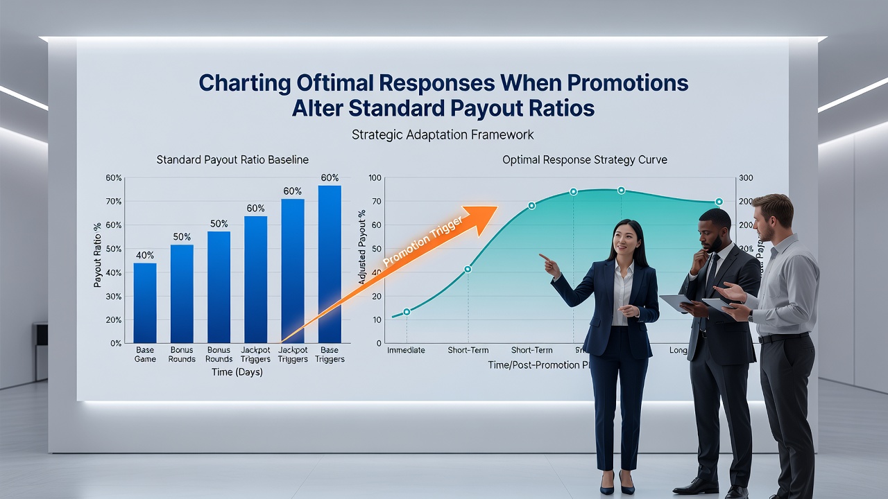 Strategic chart overlay comparing standard and promotional blackjack payout ratios with highlighted decision points