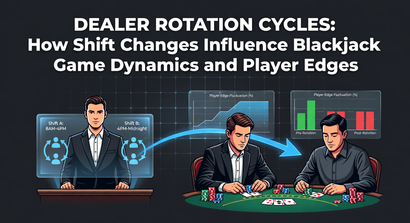Blackjack dealer rotating at a casino table during a shift change